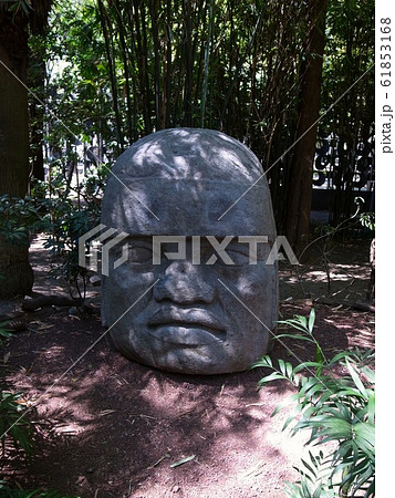 オルメカの巨大人頭像 61853168