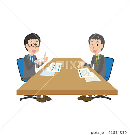 営業　販売　セールス　説明　商談 61854350