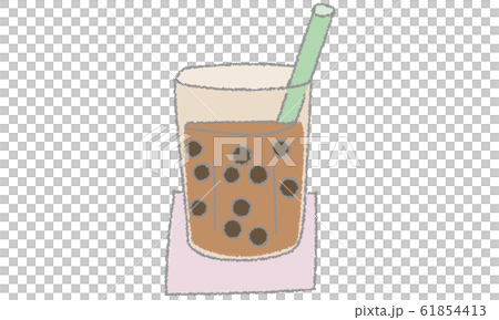 食品：飲料：木薯奶茶的插圖 61854413
