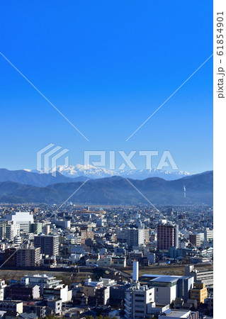 福井市風景 【手寄,白山方面】 福井市風景 【手寄,白山方面】 61854901