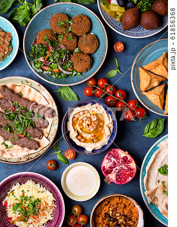 Arabic dishes and meze Arabic dishes and meze 61856368