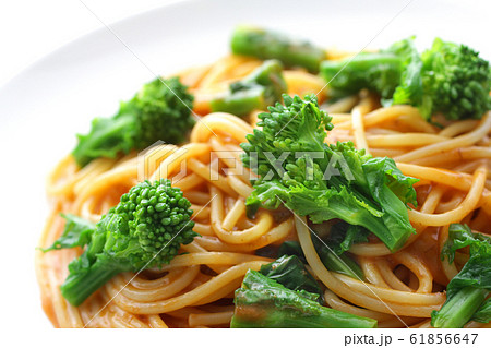 緑の野菜の菜の花の春パスタ 緑の野菜の菜の花の春パスタ 61856647
