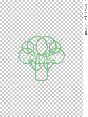 ブロッコリー 線画 ブロッコリー 線画 61857083