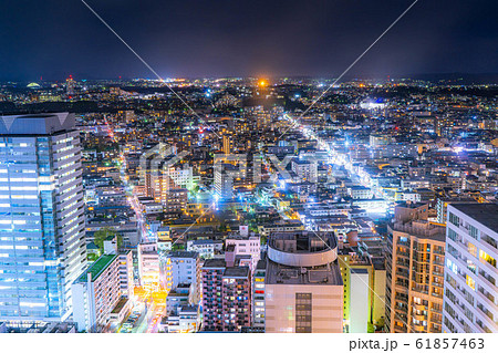 仙台市夜景　AER展望テラス　【宮城県】 61857463