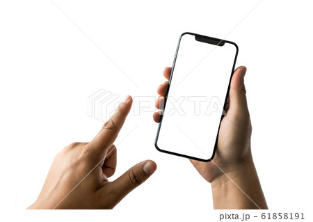new phone Technology smartphone with blank screen 61858191