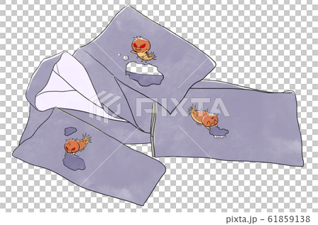 虫食いされた着物 虫食いされた着物 61859138