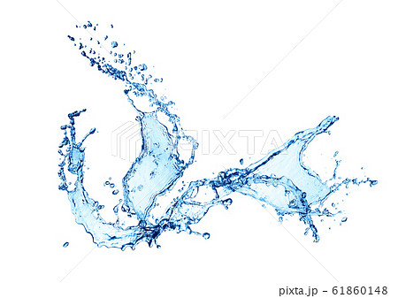 水しぶきのクローズアップ 61860148
