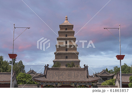 large pagoda of wild geese in Xi'an 61863857