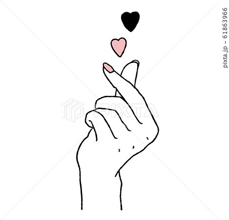 Hand Sign Of Love Stock Illustration