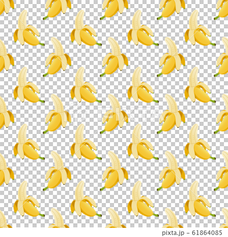 Peeled banana pattern illustration Peeled banana pattern illustration 61864085