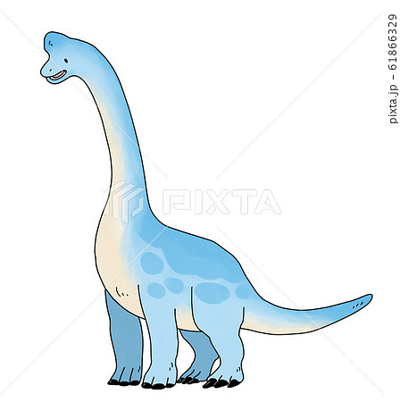 ブラキオサウルスのイラスト素材