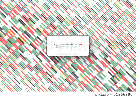 Abstract trendy parallel lines pattern design of minimal artwork decorative background.  61866396