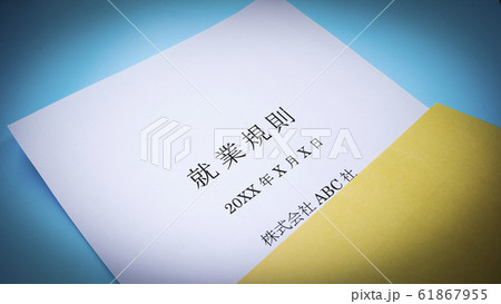 就業規則 ビジネス 企業 就業規則 ビジネス 企業 61867955