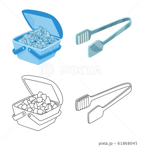 Vector design of texture and frozen sign. Set of texture and transparent vector icon for stock. Vector design of texture and frozen sign. Set of texture and transparent vector icon for stock. 61868045