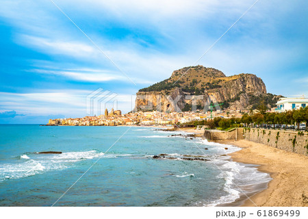 Cefalu, medieval village of Sicily island, Italy Cefalu, medieval village of Sicily island, Italy 61869499