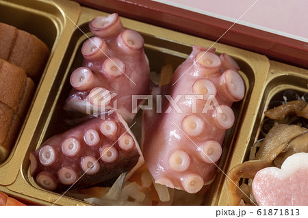 日本のおせち料理のタコ 61871813