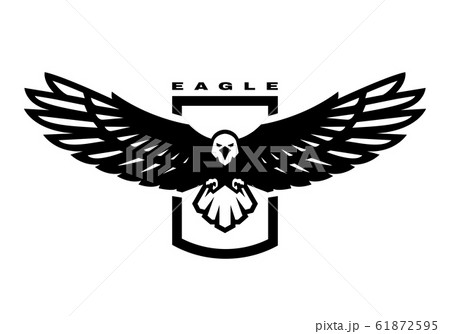 American eagle. Flying bird logo, emblem. Vector illustration. American eagle. Flying bird logo, emblem. Vector illustration. 61872595