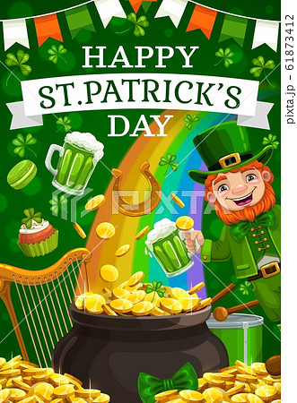 Leprechaun celebrate St. Patricks day, fest Leprechaun celebrate St. Patricks day, fest 61873412