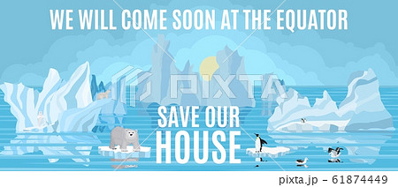 global warming. bears and penguins will meet soon global warming. bears and penguins will meet soon 61874449