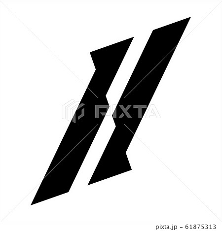 ll, Il initials geometric letter company logo 61875313