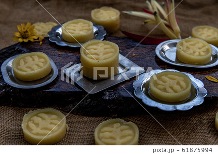 A dish of Delicious Thai Traditional Dessert 61875994