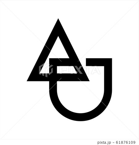 line art AU, UA, JUA initials geometric company line art AU, UA, JUA initials geometric company 61876109
