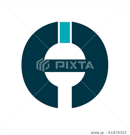 AH, HA, AHI initials geometric letter company logo 61876305