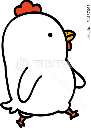 歩くニワトリ 61877868