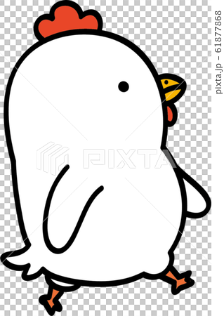 歩くニワトリ 61877868