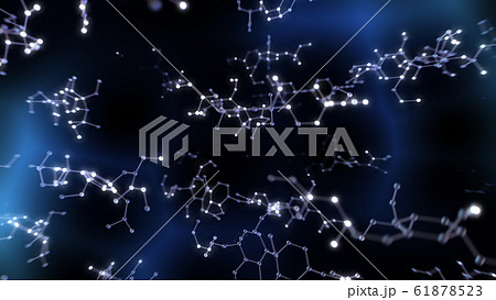 化学式 分子構造 六角形 科学 テクノロジー 3dイラスト 背景 バックグラウンドのイラスト素材