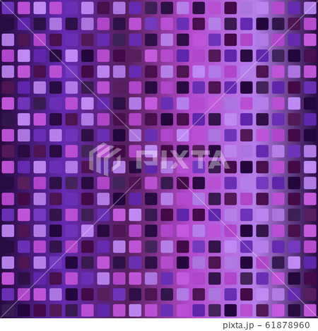 Gradient rounded square pattern. Seamless vector 61878960