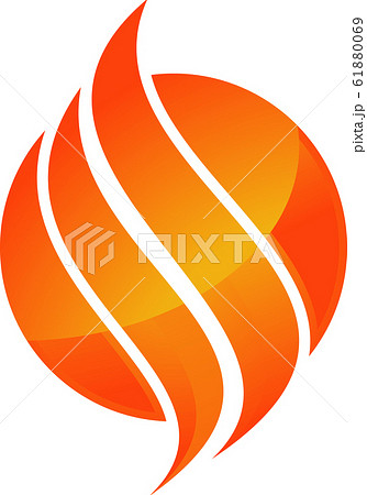 Fire flame Logo Template vector icon, Oil and gas industry logo design concept Fire flame Logo Template vector icon, Oil and gas industry logo design concept 61880069