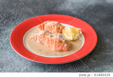 Coconut milk salmon Coconut milk salmon 61880426