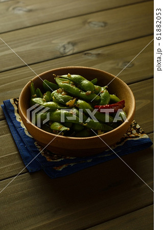 枝豆にんにく炒め 枝豆にんにく炒め 61882053