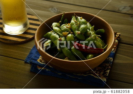 枝豆にんにく炒め 枝豆にんにく炒め 61882058