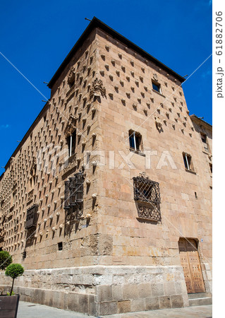 The historical House of the Shells built in 1517 in Salamanca, Spain The historical House of the Shells built in 1517 in Salamanca, Spain 61882706