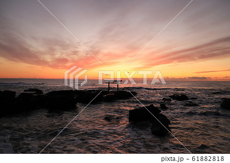 大洗磯前神社、神磯の鳥居 大洗磯前神社、神磯の鳥居 61882818