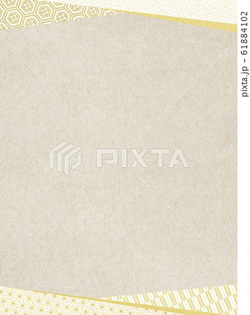 背景-和-和風-和柄-和紙-ベージュ 61884102