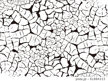 ベクター ひび割れた地面のテクスチャのイラスト素材