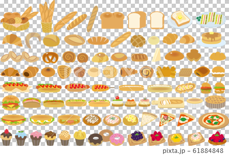 Bread types set Bread types set 61884848