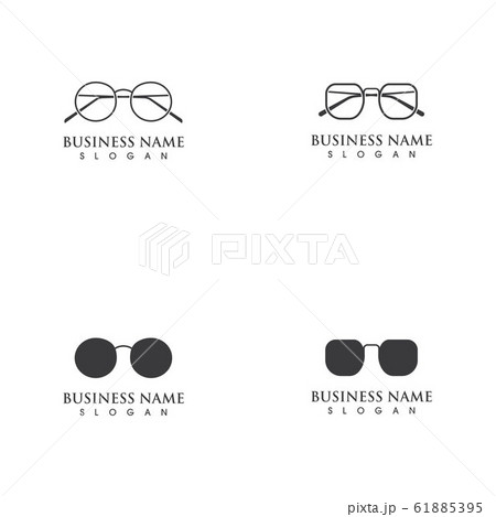 eye glasses logo and symbol vectors 61885395