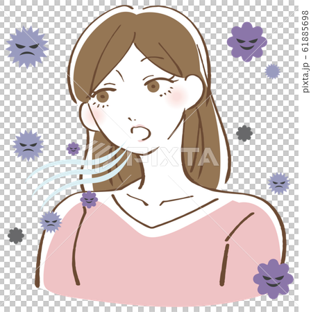 空気感染 イラスト 空気感染 イラスト 61885698