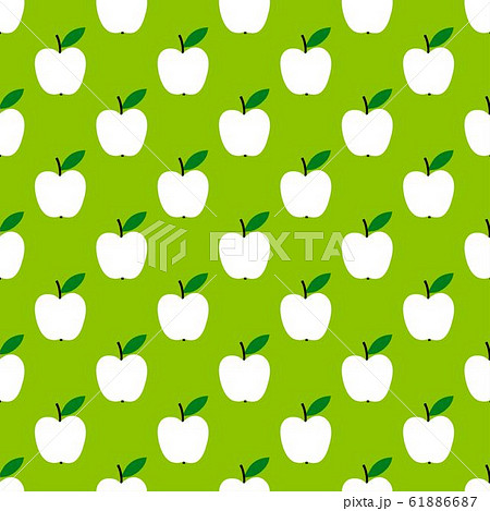 Apple Pattern Fruit Seamless Background Or のイラスト素材