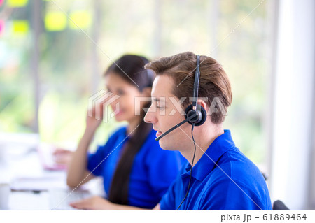 call center service concept call center service concept 61889464