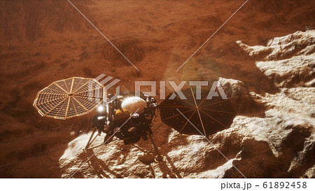 Insight Mars exploring the surface of red planet Insight Mars exploring the surface of red planet 61892458