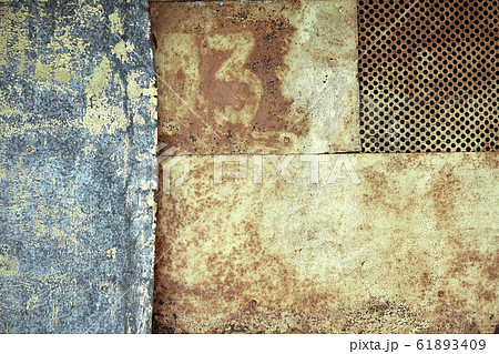 Metal texture, rusty metal with peeling paint, pieces of metal with welds. Background, copy space. Metal texture, rusty metal with peeling paint, pieces of metal with welds. Background, copy space. 61893409