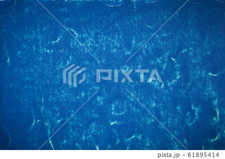 Recycle blue paper crumpled texture 61895414