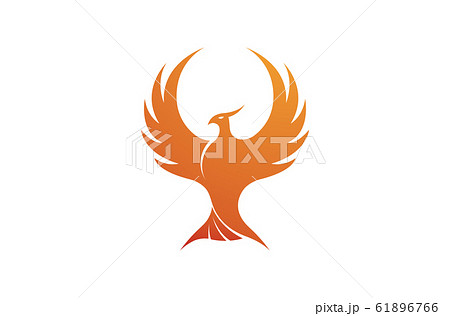 Creative Phoenix Logo Bird Icon Design のイラスト素材