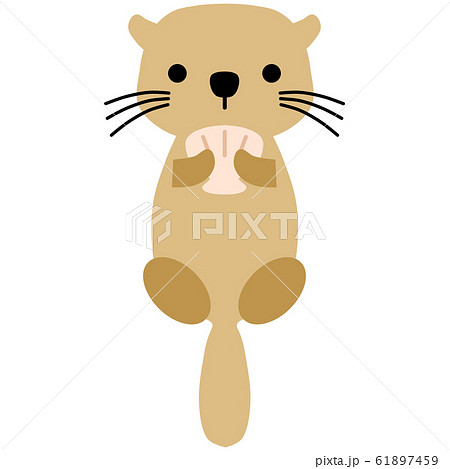 Sea Otter Stock Illustration