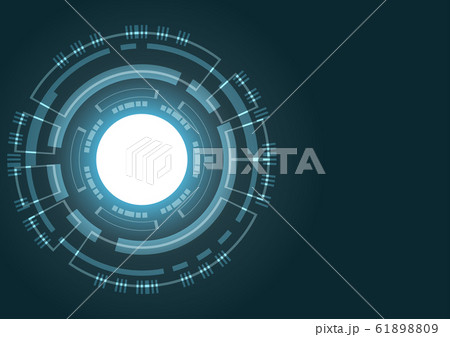 Abstract Digital Technology Cycle background.Business growth transformation Successful financial. 61898809